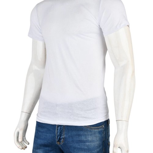 Футболка Textile (M-3XL) 841М white (лето) Textile 841М white