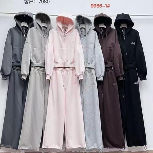 Костюм спорт Oukali (M-XL) 9986-1 grey (деми) Oukali 9986-1 grey