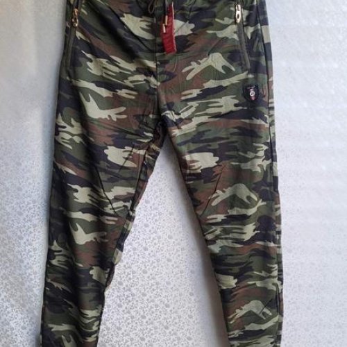 Штаны спорт Giang (M-3XL) 612 khaki-brown (деми) Giang 612 khaki-brown