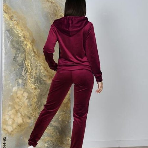 Костюм спорт OdesaOpt (44-52) 5244-95 wine (деми) OdesaOpt 5244-95 wine
