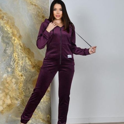 Костюм спорт OdesaOpt (44-52) 5244-53 wine (деми) OdesaOpt 5244-53 wine