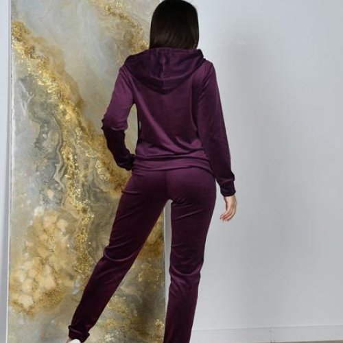 Костюм спорт OdesaOpt (44-52) 5244-53 wine (деми) OdesaOpt 5244-53 wine