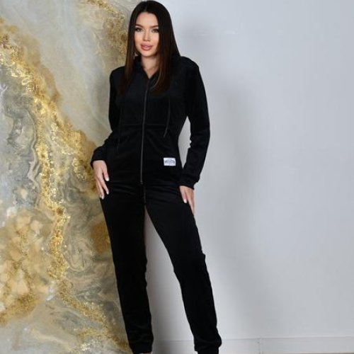 Костюм спорт OdesaOpt (44-52) 5244-31 black (деми) OdesaOpt 5244-31 black