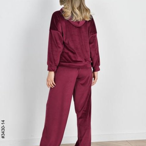 Костюм спорт OdesaOpt (44-48) 3430-14 wine (деми) OdesaOpt 3430-14 wine