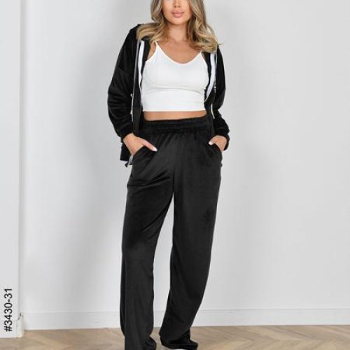 Костюм спорт OdesaOpt (44-48) 3430-31 black (деми) OdesaOpt 3430-31 black