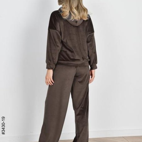 Костюм спорт OdesaOpt (44-48) 3430-19 brown (деми) OdesaOpt 3430-19 brown