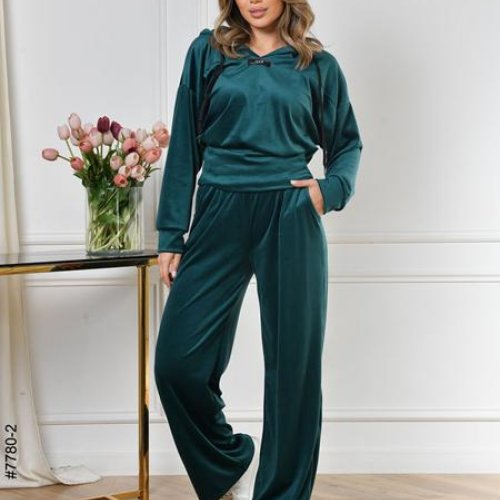 Костюм спорт OdesaOpt (44-50) 7780-2 green (деми) OdesaOpt 7780-2 green
