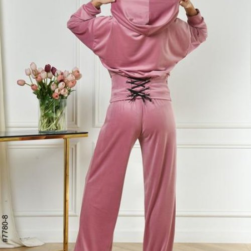 Костюм спорт OdesaOpt (44-50) 7780-8 pink (деми) OdesaOpt 7780-8 pink