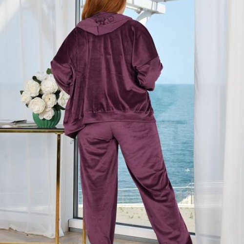 Костюм спорт OdesaOpt (50-54) 7310-11 purple (деми) OdesaOpt 7310-11 purple