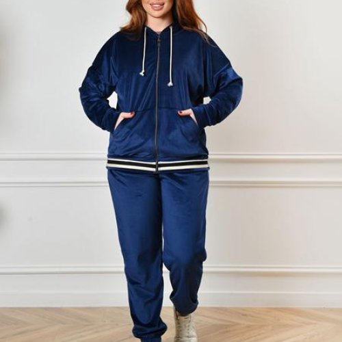 Костюм спорт OdesaOpt (48-54) 8383-26 blue (деми) OdesaOpt 8383-26 blue