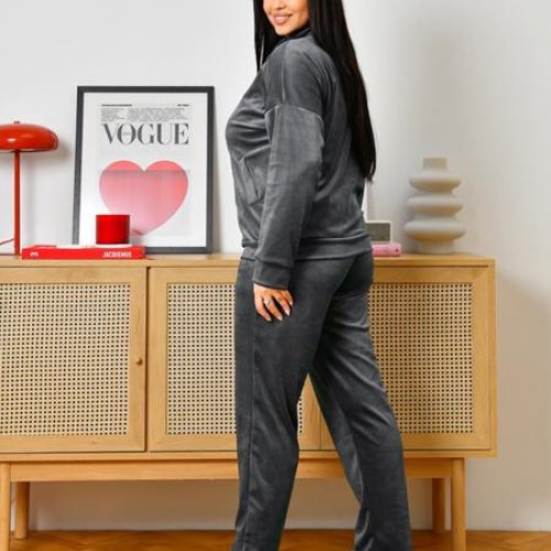 Костюм спорт OdesaOpt (48-52) 4590-34 grey (деми) OdesaOpt 4590-34 grey