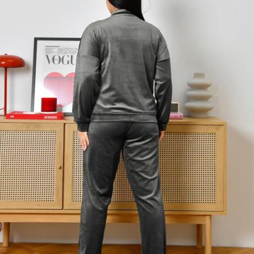 Костюм спорт OdesaOpt (48-52) 4590-32 d.grey (деми) OdesaOpt 4590-32 d.grey