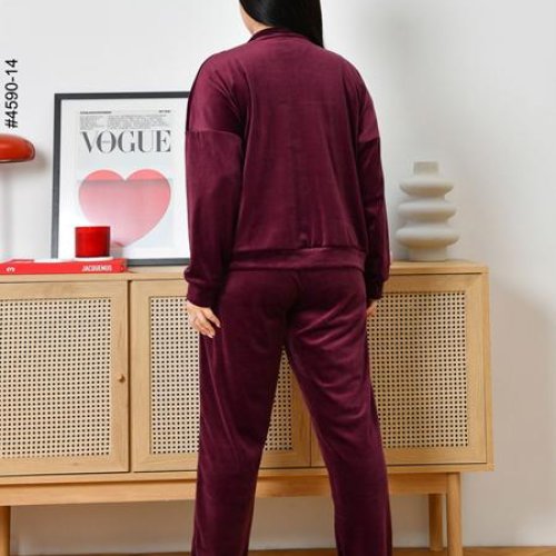 Костюм спорт OdesaOpt (48-52) 4590-14 wine (деми) OdesaOpt 4590-14 wine