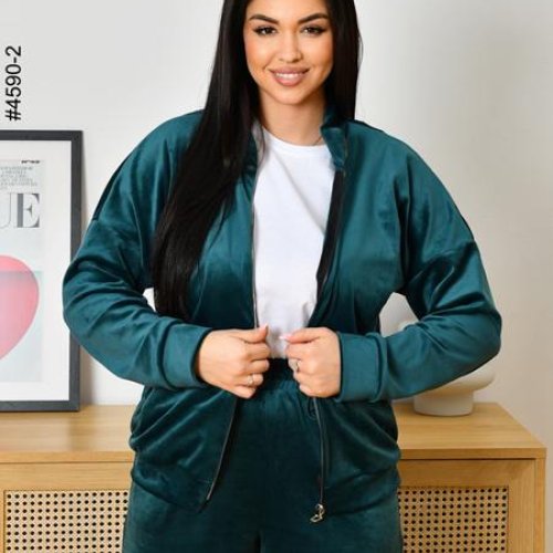 Костюм спорт OdesaOpt (48-52) 4590-2 green (деми) OdesaOpt 4590-2 green