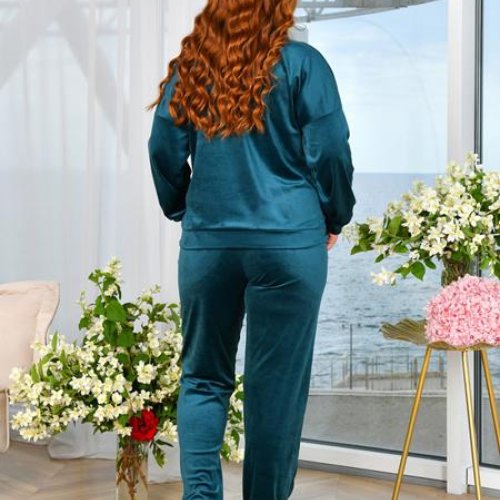 Костюм спорт OdesaOpt (48-52) 6655-30 green (деми) OdesaOpt 6655-30 green