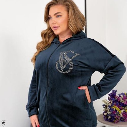 Костюм спорт OdesaOpt (54-58) 1239-26 navy (деми) OdesaOpt 1239-26 navy