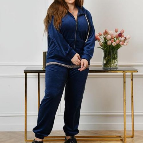 Костюм спорт OdesaOpt (56-62) 8513-28 navy (деми) OdesaOpt 8513-28 navy