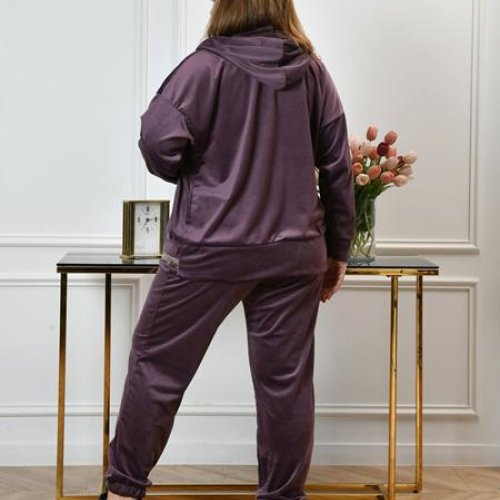 Костюм спорт OdesaOpt (56-62) 8513-10 purple (деми) OdesaOpt 8513-10 purple