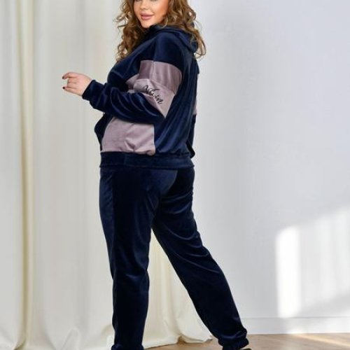 Костюм спорт OdesaOpt (54-60) 8177-27 navy (деми) OdesaOpt 8177-27 navy