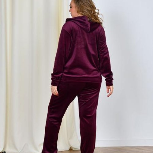 Костюм спорт OdesaOpt (54-58) 3620-14 wine (деми) OdesaOpt 3620-14 wine