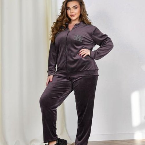 Костюм спорт OdesaOpt (54-58) 3620-17 brown (деми) OdesaOpt 3620-17 brown