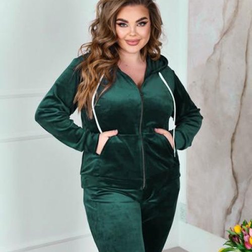 Костюм спорт OdesaOpt (54-60) 7990-2 green (деми) OdesaOpt 7990-2 green