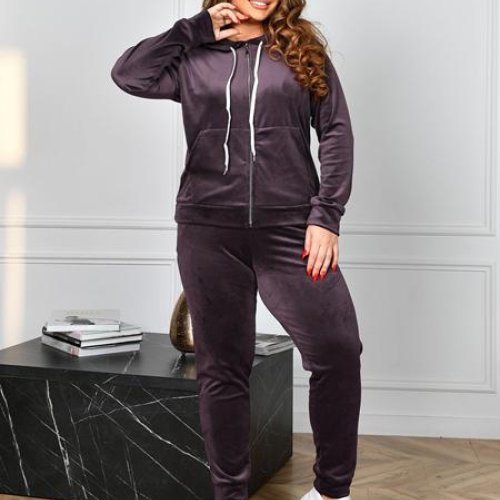 Костюм спорт OdesaOpt (54-60) 7990-41 brown (деми) OdesaOpt 7990-41 brown