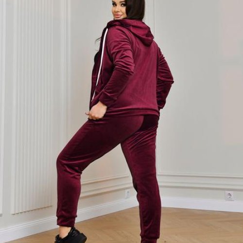 Костюм спорт OdesaOpt (54-60) 7990-73 wine (деми) OdesaOpt 7990-73 wine