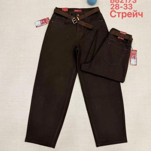 Джинсы Maxim Jeans (28-33) B82173 brown (деми) Maxim Jeans B82173 brown