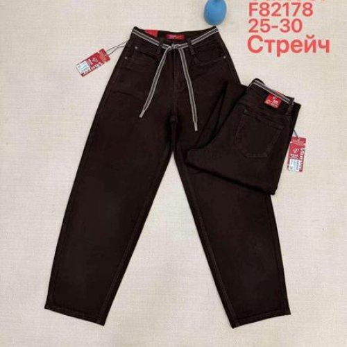 Джинсы Maxim Jeans (25-30) F82178 brown (деми) Maxim Jeans F82178 brown