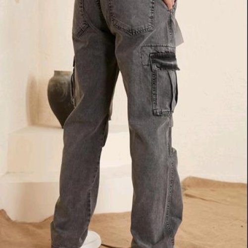 Джинсы Maxim Jeans (28-36) 6416S grey (деми) Maxim Jeans 6416S grey