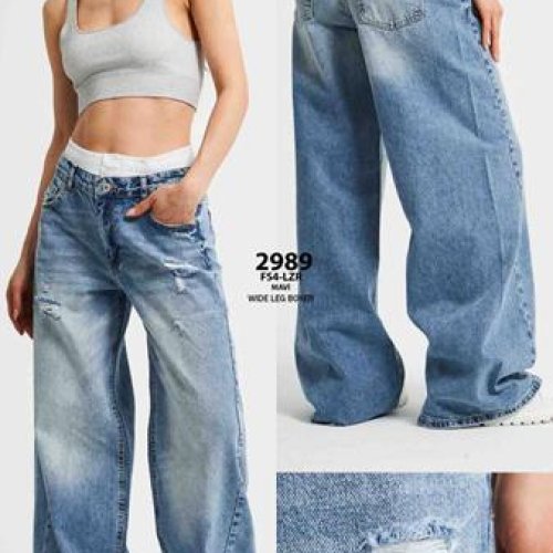 Джинсы Maxim Jeans (34-42) 2989-FS4-LZR l.blue (деми) Maxim Jeans 2989-FS4-LZR l.blue