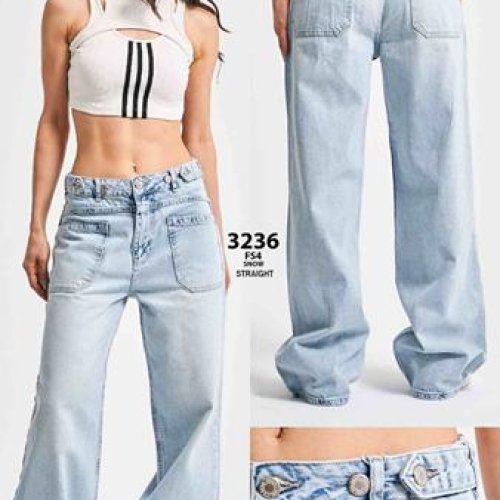 Джинсы Maxim Jeans (34-42) 3236-FS4 l.blue (деми) Maxim Jeans 3236-FS4 l.blue