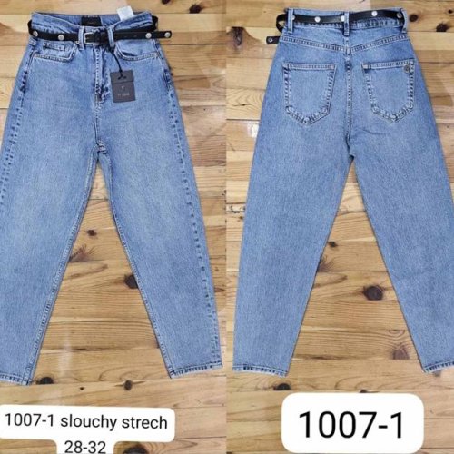 Джинсы Maxim Jeans (28-32) 1007-1 l.blue (деми) Maxim Jeans 1007-1 l.blue