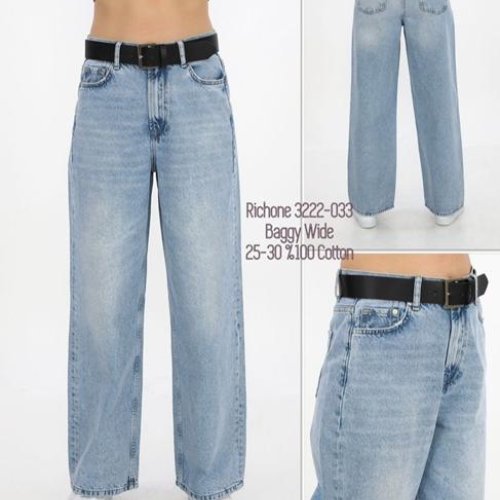 Джинсы Maxim Jeans (25-30) 3222-033 l.blue (деми) Maxim Jeans 3222-033 l.blue