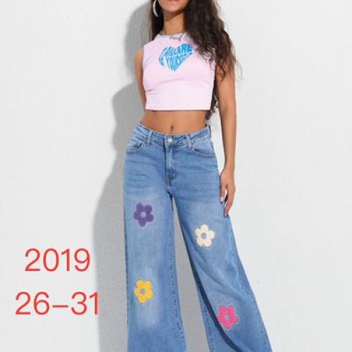 Джинсы NewJeans (26-31) 2019 l.blue (деми) NewJeans 2019 l.blue