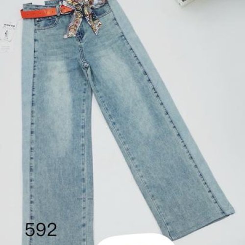 Джинсы NewJeans (25-30) D592 l.blue (деми) NewJeans D592 l.blue