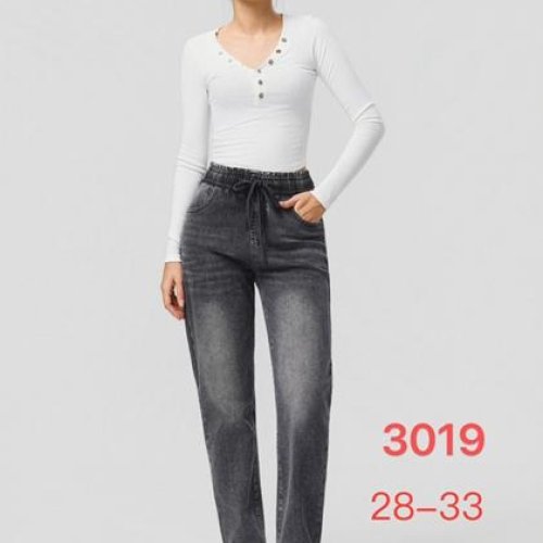 Джинсы NewJeans (28-33) 3019 grey (деми) NewJeans 3019 grey