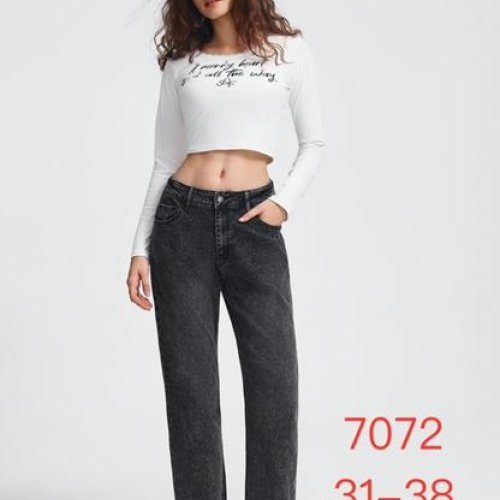 Джинсы NewJeans (31-38) 7072 d.grey (деми) NewJeans 7072 d.grey