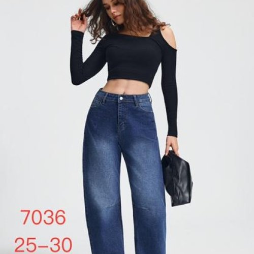 Джинсы NewJeans (25-30) 7036 blue (деми) NewJeans 7036 blue