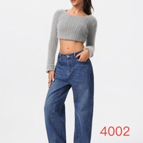 Джинсы NewJeans (28-33) 4002 blue (деми) NewJeans 4002 blue