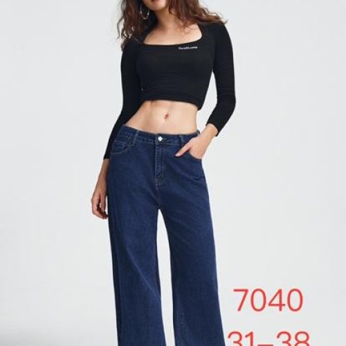 Джинсы NewJeans (31-38) 7040 navy (деми) NewJeans 7040 navy