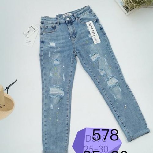 Джинсы NewJeans (25-30) D578 l.blue (деми) NewJeans D578 l.blue