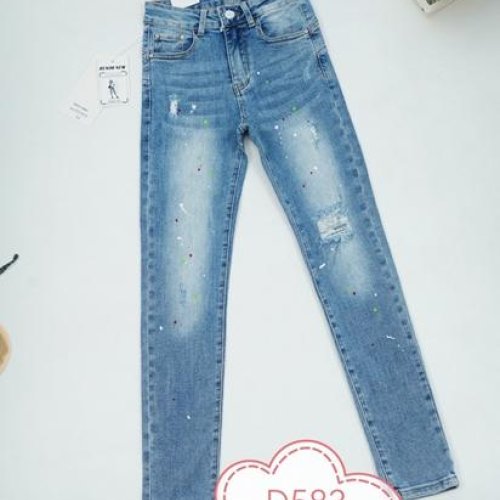 Джинсы NewJeans (25-30) D583 blue (деми) NewJeans D583 blue