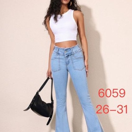 Джинсы NewJeans (26-31) 6059 l.blue (деми) NewJeans 6059 l.blue