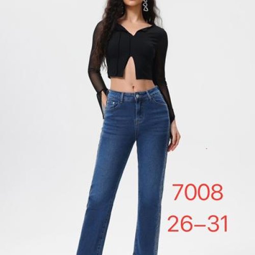 Джинсы NewJeans (26-31) 7008 blue (деми) NewJeans 7008 blue
