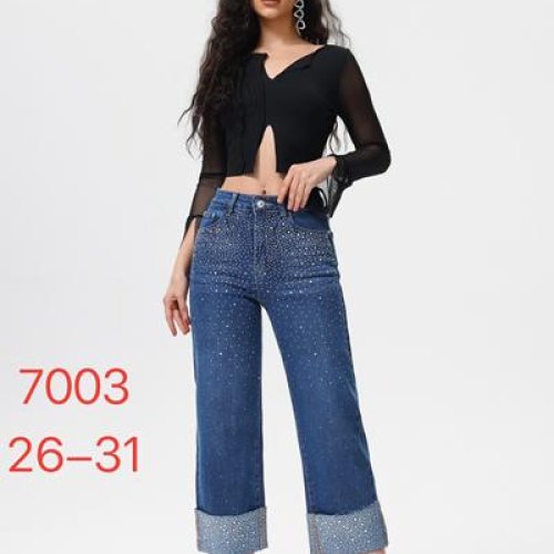 Джинсы NewJeans (26-31) 7003 navy (деми) NewJeans 7003 navy
