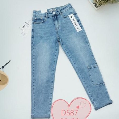 Джинсы NewJeans (25-30) D587 l.blue (деми) NewJeans D587 l.blue