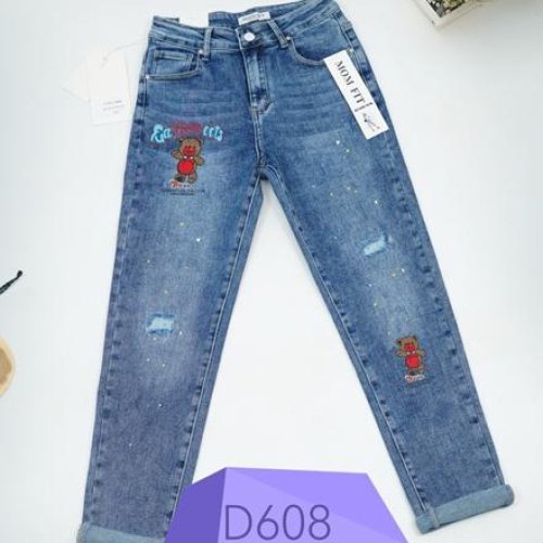 Джинсы NewJeans (25-30) D608 blue (деми) NewJeans D608 blue