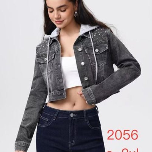 Куртка NewJeans (S-2XL) 2056 grey (деми) NewJeans 2056 grey